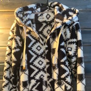 Black & White Fuzzy Sweater